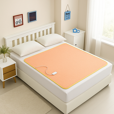 Електропростинь з підігрівом Туреччина YASAM 120х160см Персиковий