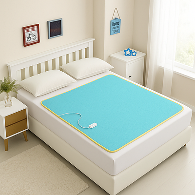 Електропростинь з підігрівом YSM Туреччина 120х160см Мятний