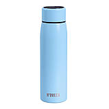 Smart-блакитна термопляшка Noveen Tb2217 380 мл з дисплеєм, фото 5