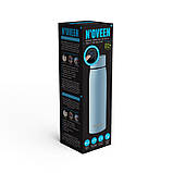 Smart-блакитна термопляшка Noveen Tb2217 380 мл з дисплеєм, фото 4