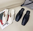 Жіночі мюлі 37 розмір | Нові | Стильне та легке літнє взуття| лофери жіночі| жіночі туфлі| Женские мюли 37 размер | Новые, фото 5