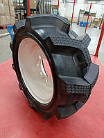 Лите колесо 14*6.00-9, безповітряне колесо для мотоблока, культиватора, розміри 355*140мм