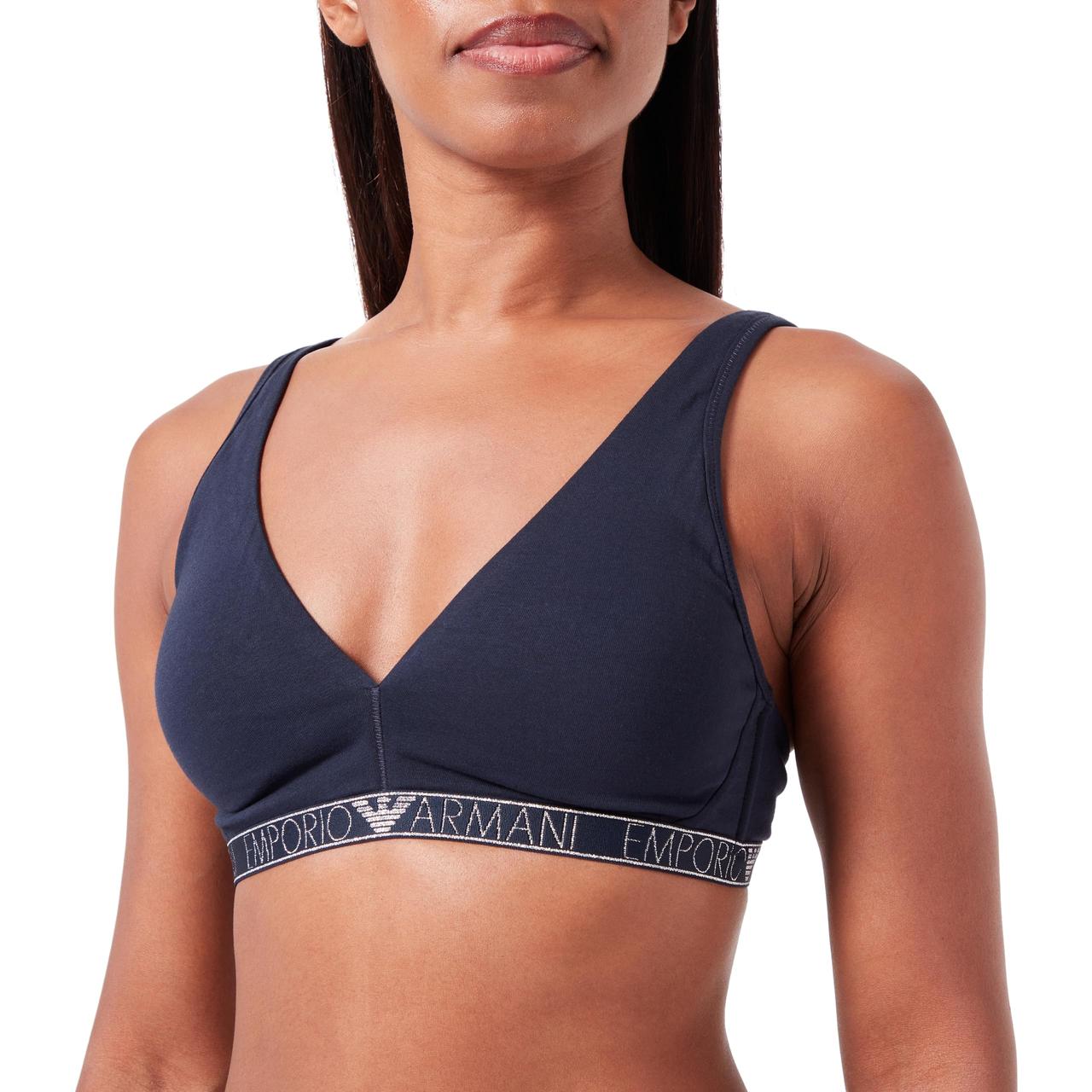 Жіночий Бралет Emporio Armani з логотипом 1159841799 (Синій L), фото 1