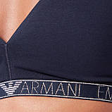 Жіночий Бралет Emporio Armani з логотипом 1159841799 (Синій L), фото 2