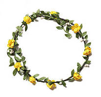 Віночок на голову Жовті квіти