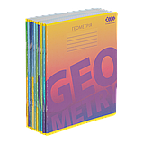 Зошити шкільні 48 аркушів клітинка предметні 8 предметів 10шт GRADIENT ZiBi ZB.1702-99, фото 2