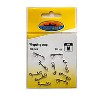 Застібка безузловая Fishing ROI Wrapping snap L