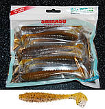 Силікон Balzer Shirasu Akiri Worm 9.5 см 8 г Kaito 5 шт. (їстівний), фото 2