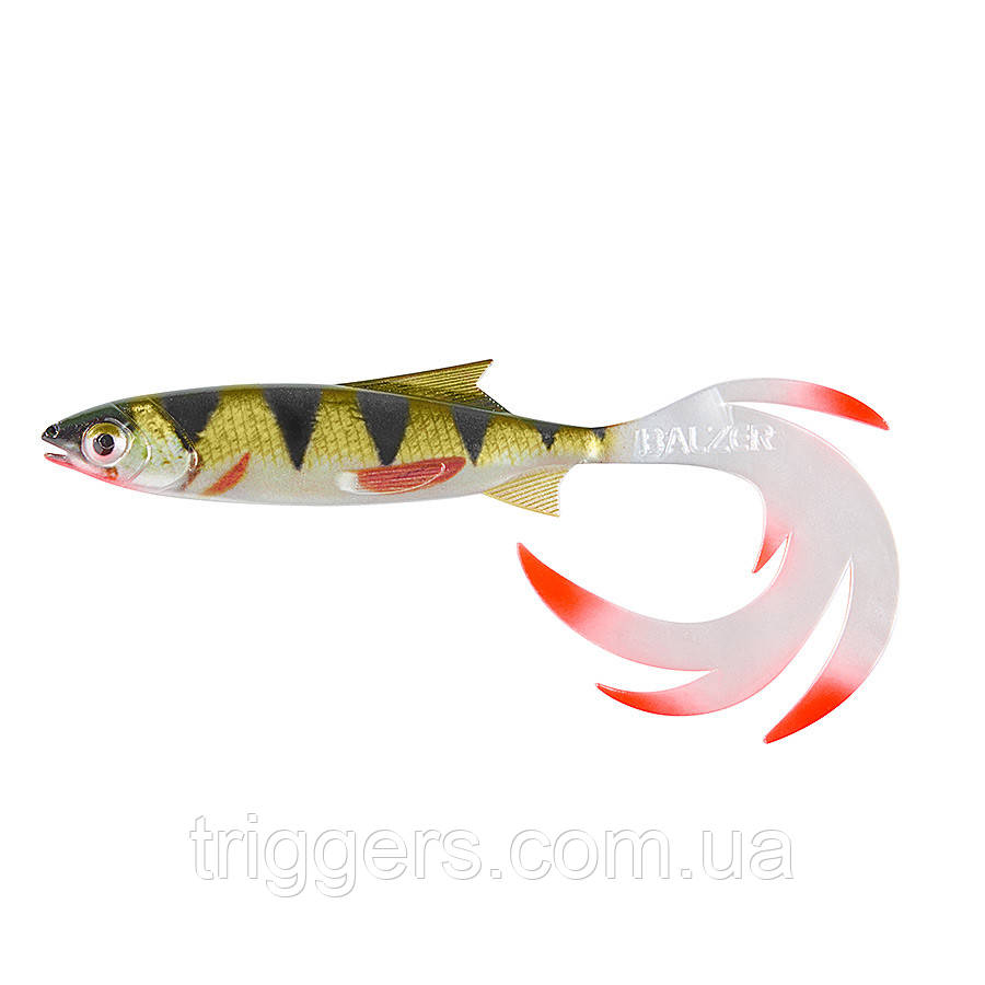 Віброхвіст Balzer Shirasu Reptile Shad 7см 1.5 гр 1шт. Perch, фото 1