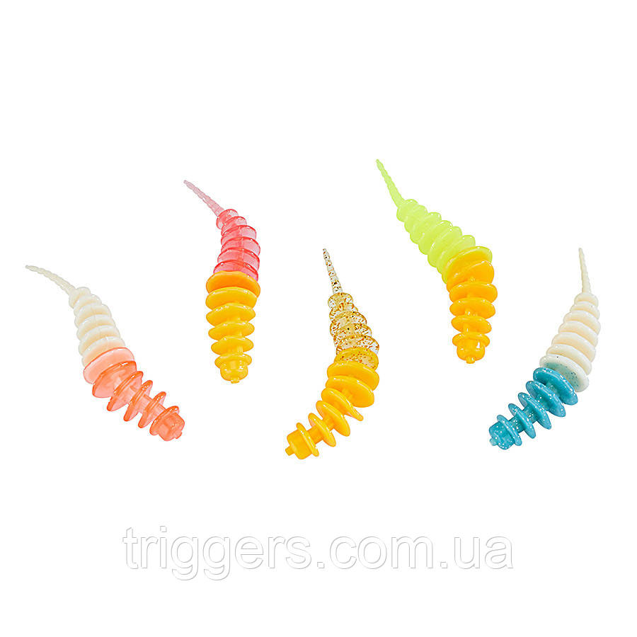 Силікон Balzer Trout Collector 7см 1,5 гр. Color Mix 3 (їстівний Pellet), фото 1