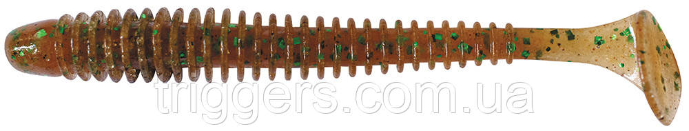 Силікон Keitech Swing Impact 4.5" (6 шт/уп) к:ea#02 peach green flk., фото 1