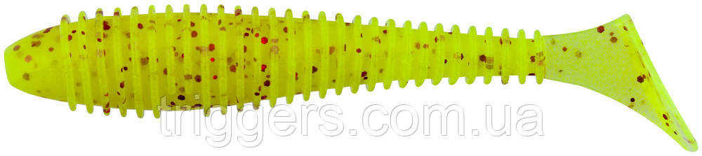 Силікон Keitech Swing Impact FAT 4.3" (6 шт/пак) к:pal#01 chartreuseredflake, фото 1