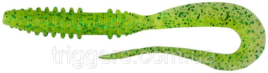 Силікон Keitech Mad Wag Mini 2.5" (12 шт/уп) ц:424 lime chartreuse, фото 1