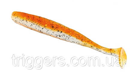 Силікон Nomura Rocket Shad (їстівний) 100 мм 5 гр. колір —079 (white brown) 6 шт., фото 1