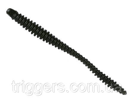 Силікон Nomura Glitter Rib Worm (їстівний) 120 мм 3,5 г. колір-004 (black shiner back) 6 шт., фото 1