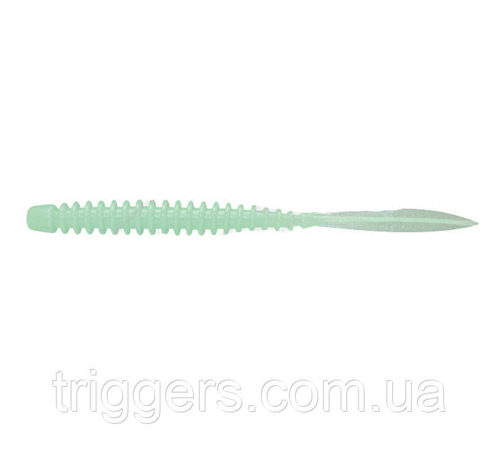 Силикон Jackall Peke Ring 3.0” Glow Lime 8 шт, фото 1