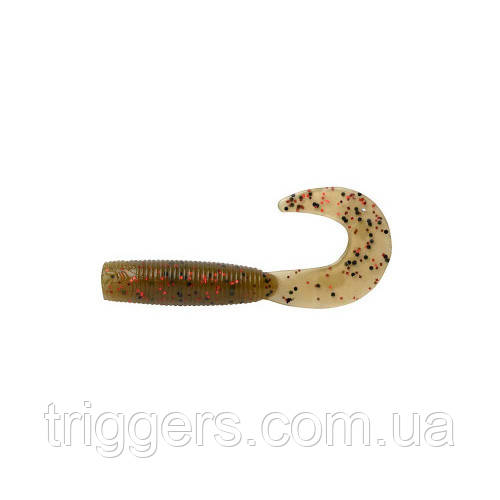 Силикон Daiwa Bait Junkie 2.5" Grub Mud Blood UV, фото 1