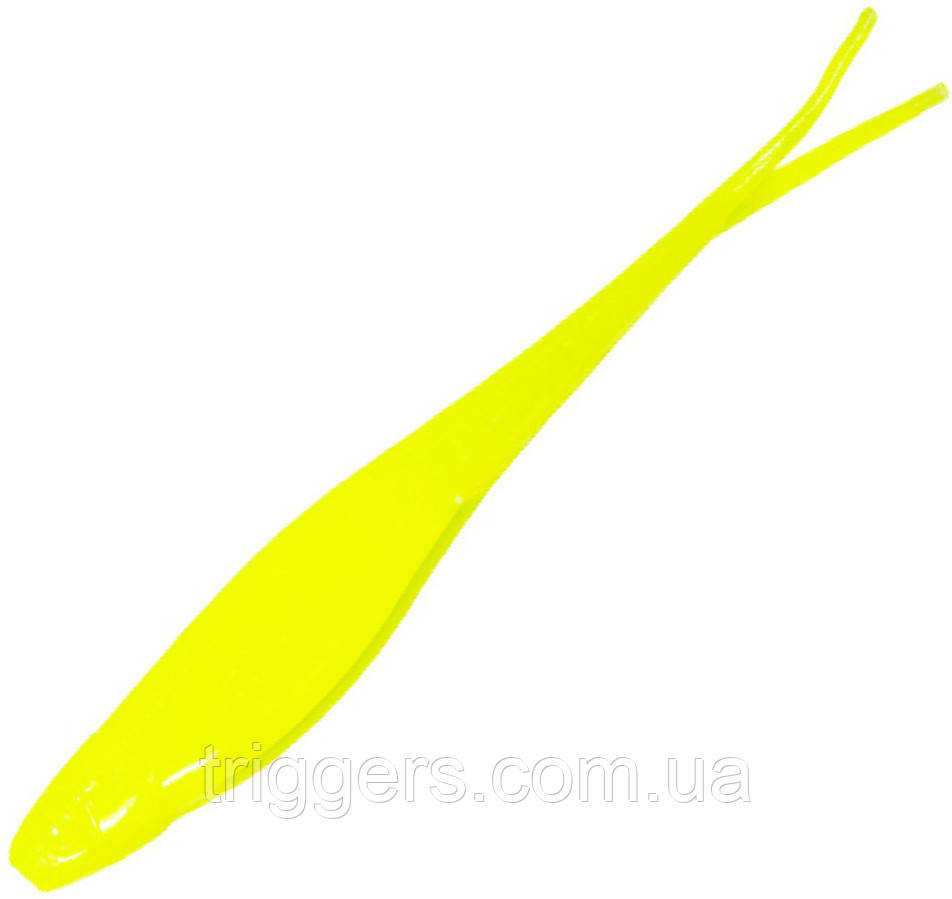 Силікон плавальний Z-MAN SCENTED JERK SHADZ 4" HOT CHARTREUSE 5 PACK, фото 1
