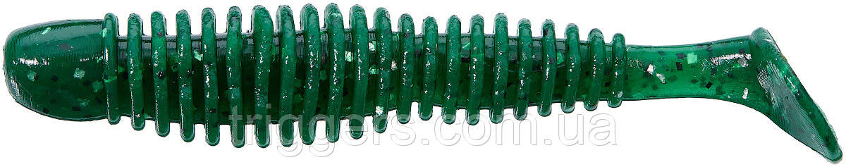 Силікон Reins Bubbring Shad 3" 397 Motor Oil SP (8 шт./пач.), фото 1