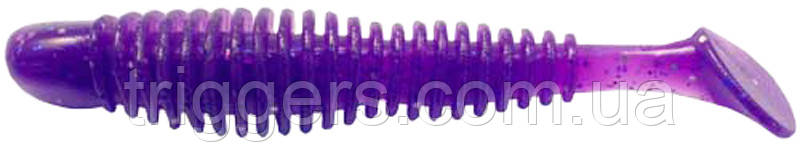 Силікон Reins Bubbring Shad 3" 567 Lilac Silver & Blue Flake (8 шт./пач.), фото 1