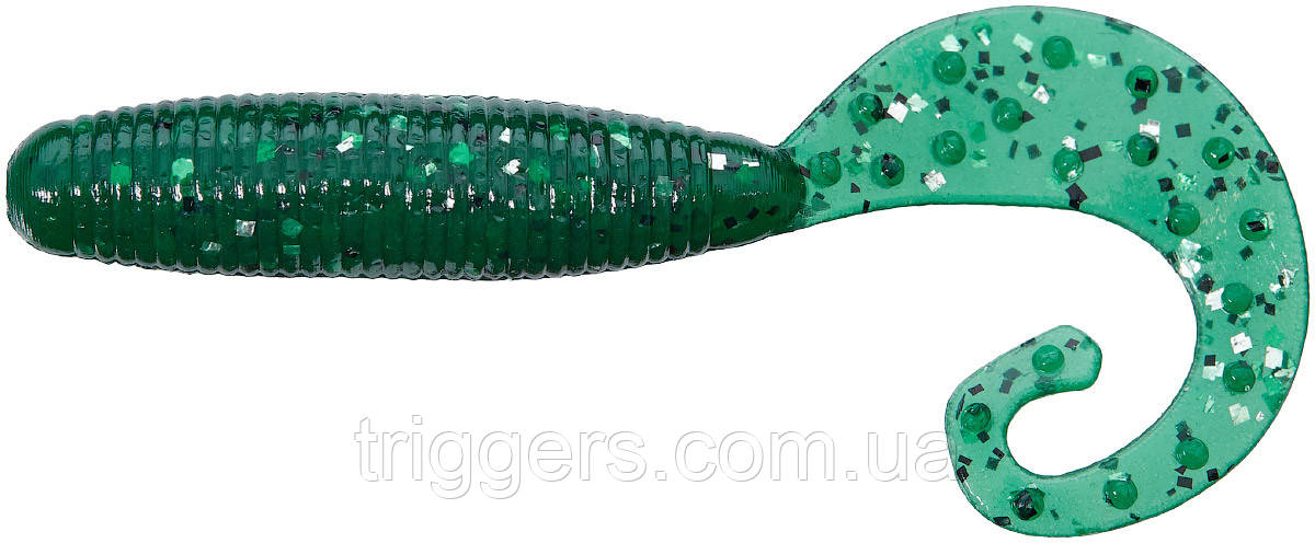 Силікон Reins Fat G-Tail Grub 3" 397 Motor Oil SP (12 шт./пач.), фото 1