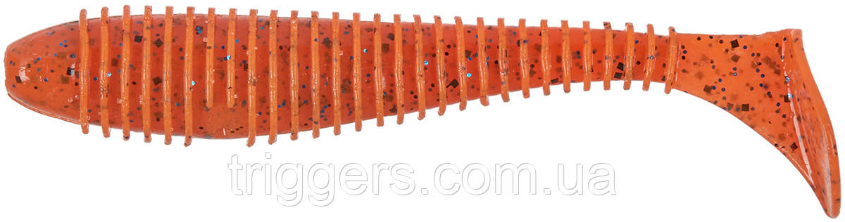 Силікон Keitech Swing Impact FAT 4.3" (6 шт./пач.):ea#13 spicy mustard/blue, фото 1