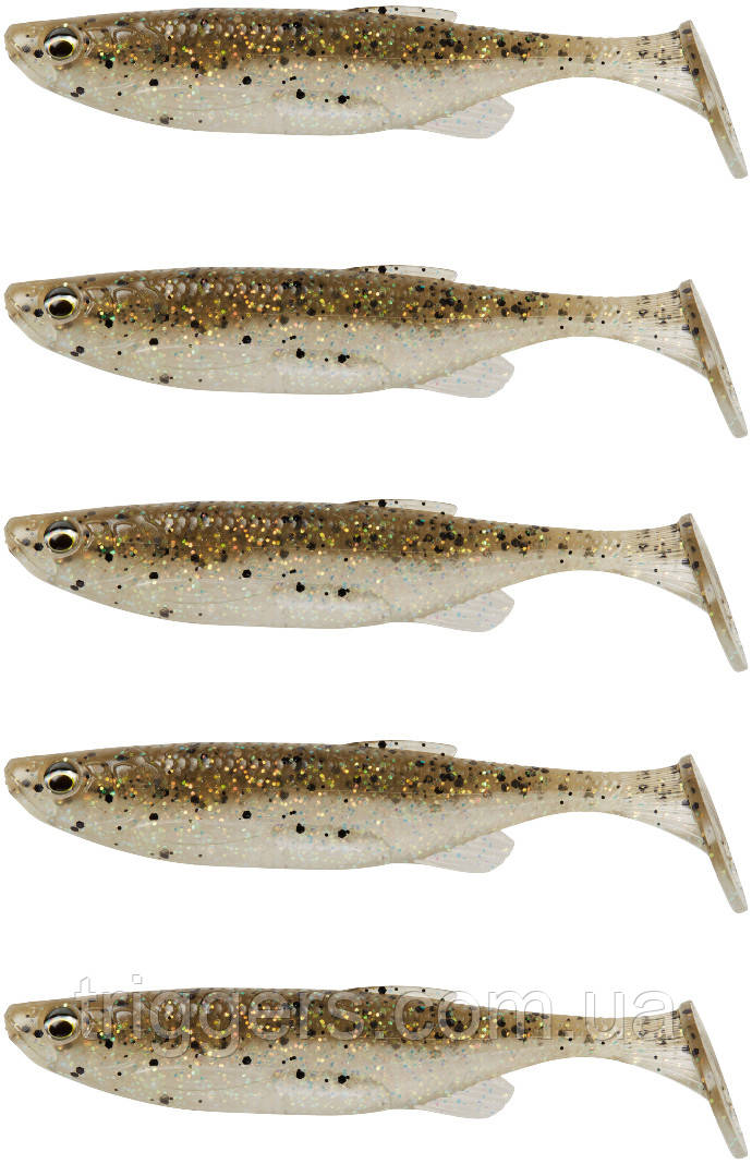 Силікон Savage Gear Fat Minnow T-Tail 130 mm 20.0g Holo Baitfish (5 шт./пач.), фото 1