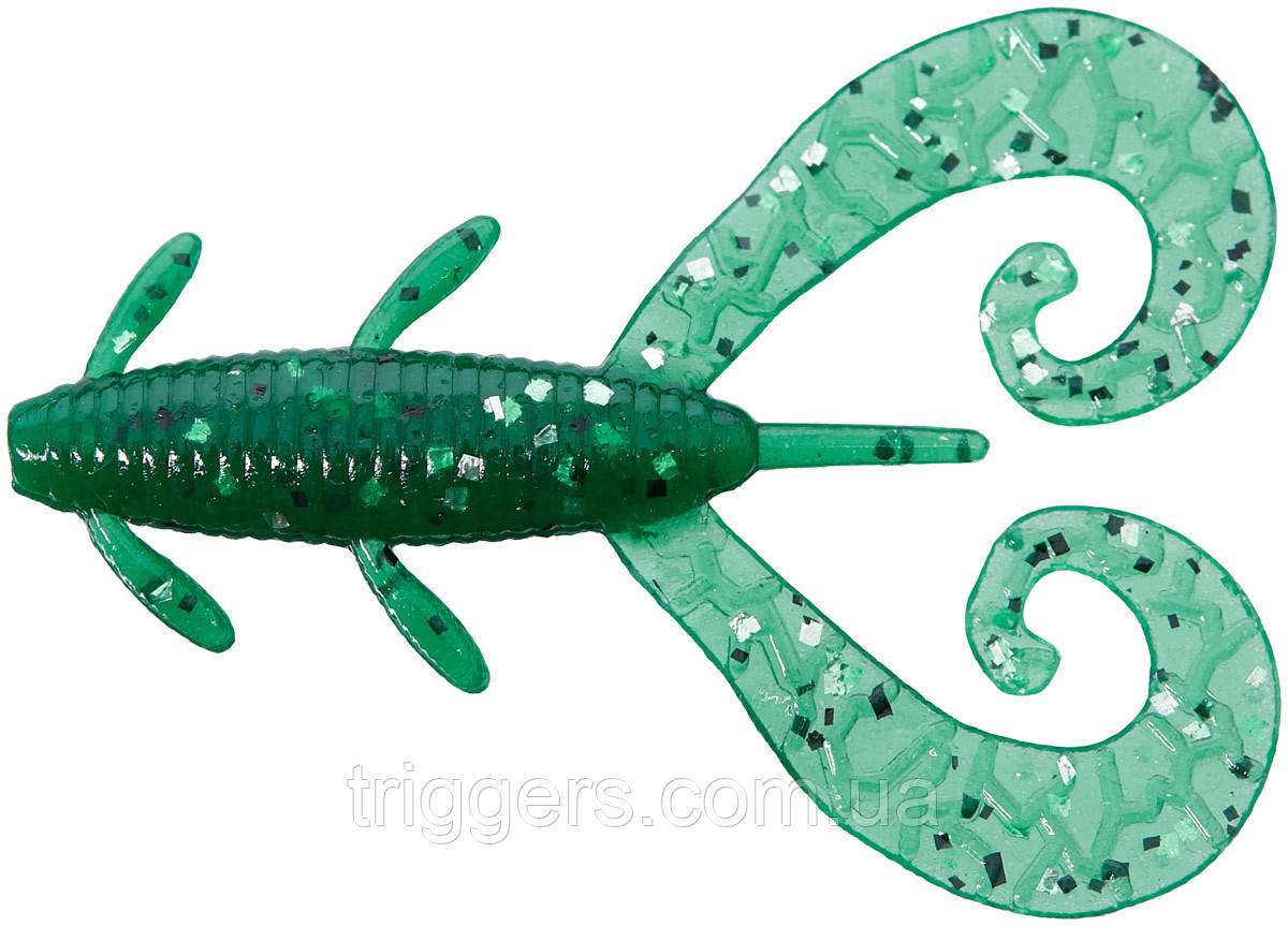 Силікон Reins G-Tail Twin 2" 397 Motor Oil SP (10 шт./пач.), фото 1