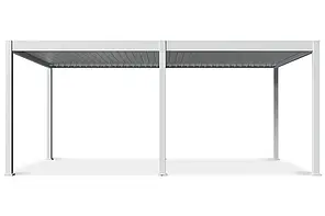 Садовий павільйон для відпочинку Gutroof Deluxe Automatic 3,6x6 білий з підсвічуванням, фото 3