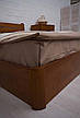Ліжко двоспальне Софія V фабрика Олімп з підйомним механізмом з бука, фото 2