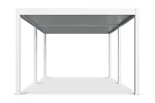 Алюмінієва пергола для тераси 3,6x6 м Gutroof Deluxe White FCG_007977, фото 2