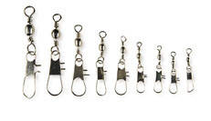 Вертлюжок Lineaeffe No 6 із засувкою Interlock нікель 25 кг 12 шт. (pack 12)