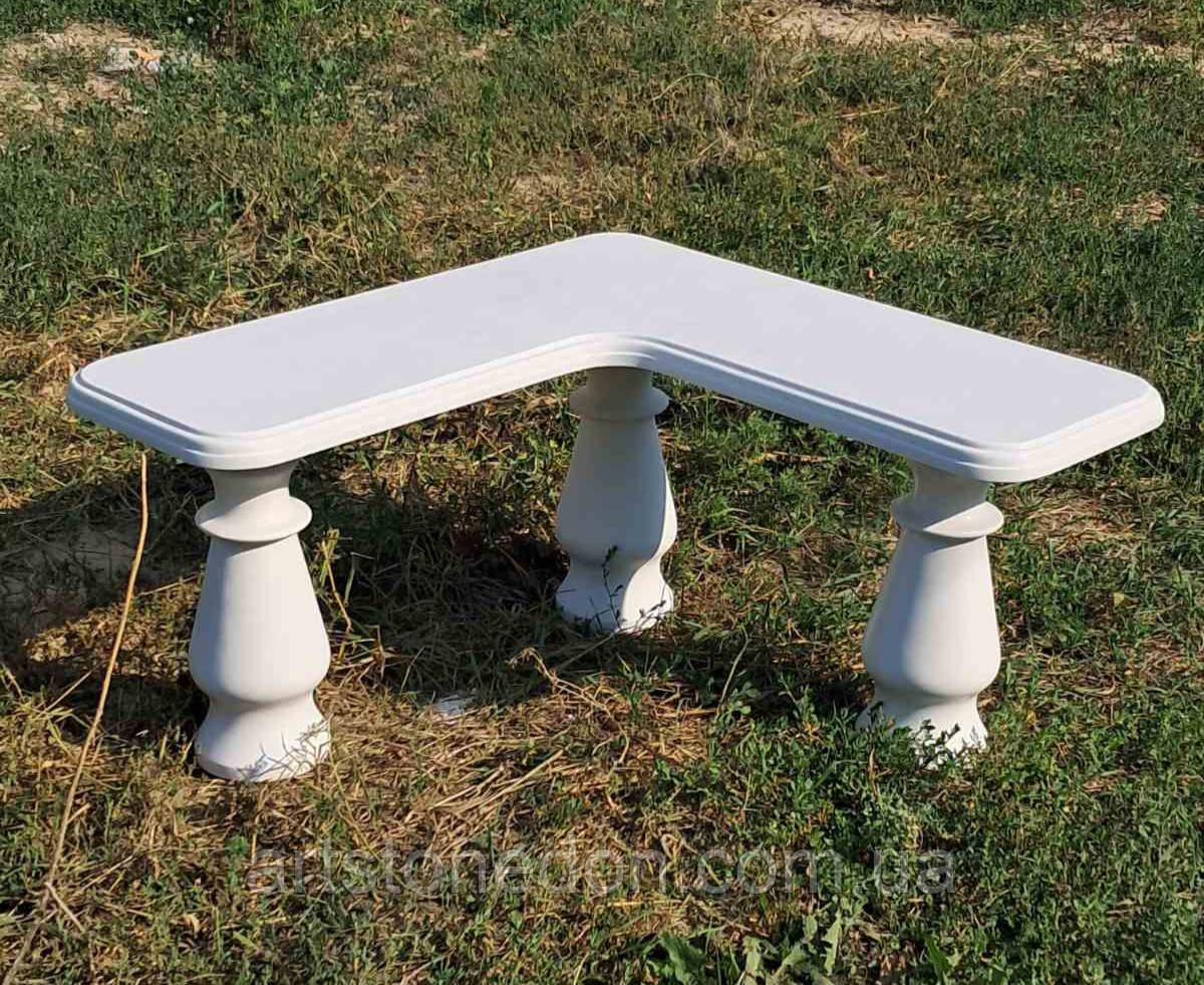 Лавка з литого мармуру, фото 1