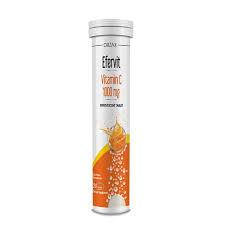 Вітамін С Efervit Vitamin C Orzax у шиплячих таблетках, 20 таблеток
