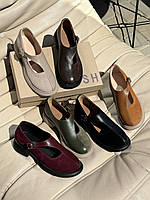 Жіночі туфлі, жіночі чорні лофери, мокасини жіночі коричневі, натуральні жіночі мокасини