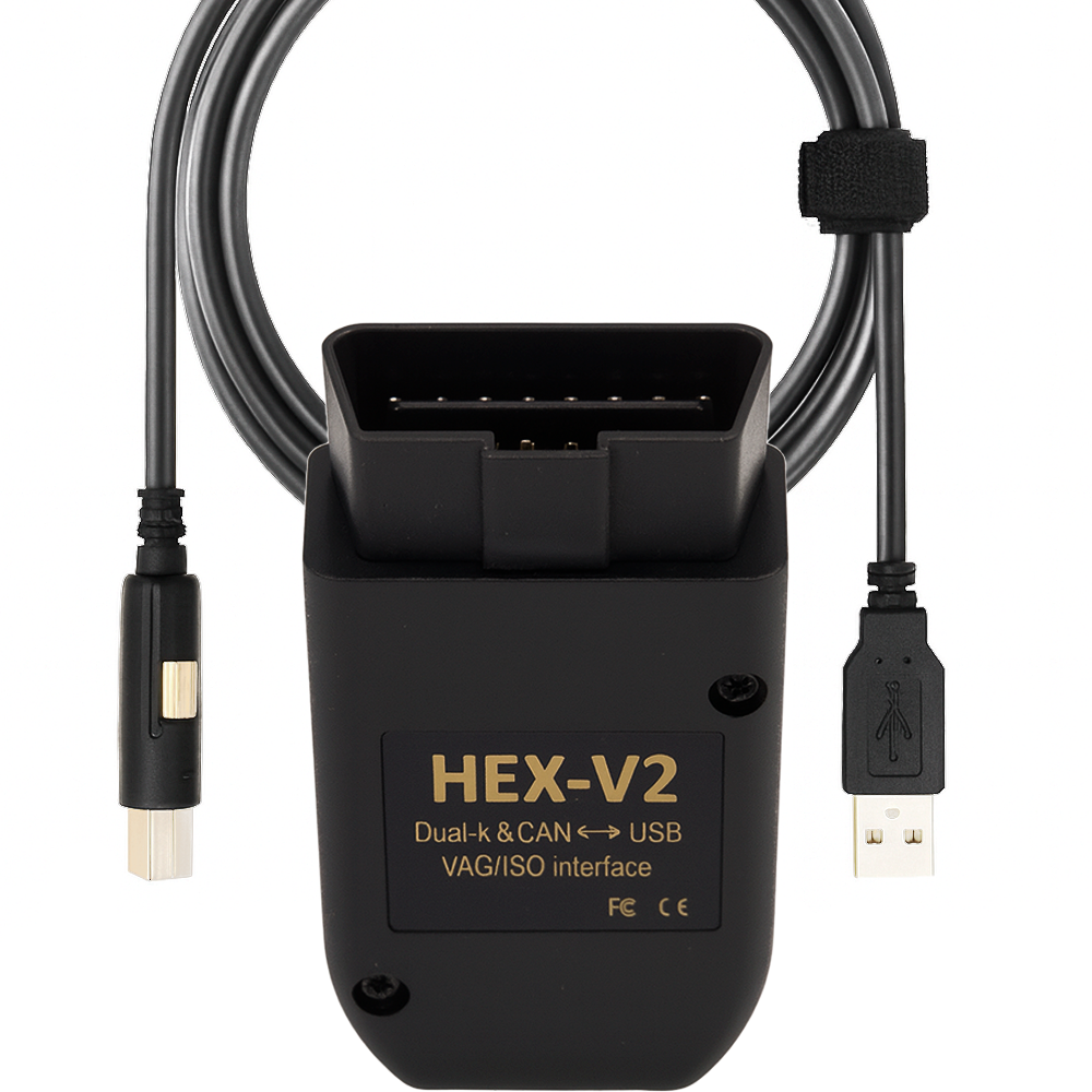 Автомобільний сканер HEX-CAN V2 VAG-COM ВЦДС пошук помилок в авто, фото 1