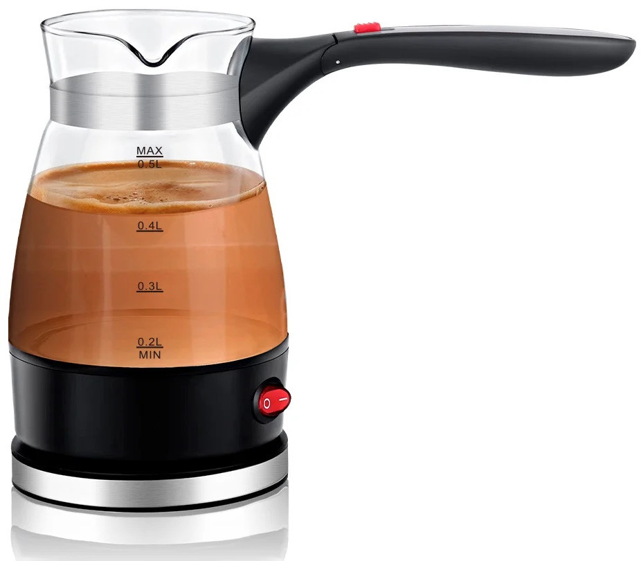 Domotec MS-128 Потужна Електрична Кавоварка 600Вт для Дому та Щоденного Використання, фото 1