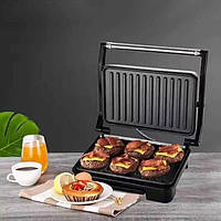 Потужний гриль електричний 1000 Вт Domotec MS-240 для Дому та Святкових Блюд, фото 3