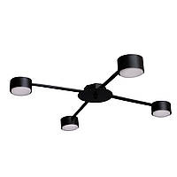 Люстра стельова MSK Electric Copter на чотири круглі плафони під лампи GX53 NL 8040-4 BK Чорний (618807)