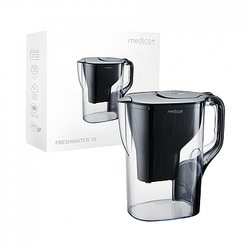 Фільтр-глечик 4л MEDICA+ FreshWater 10 (Black)