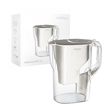 Фільтр-глечик 4л MEDICA+ FreshWater 10 (White)