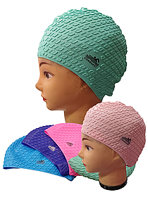 Шапочка для плавання на довге волосся (супер об'єм)