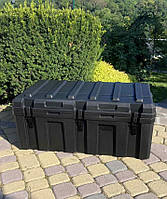 Ящик експедиційний 90х50х40 см 125 л Чорний