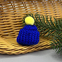Міні шапочка 35х55 мм, в'язання шапки - електрик