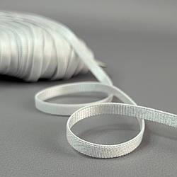 Резинка для бретель плоска 6 мм - холодний білий