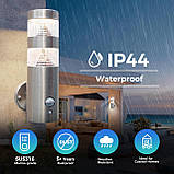 Світлодіодний вуличний настінний світильник NBHANYUAN Lighting з 4-режимним датчиком PIR, вуличний настінний світильник, фото 6