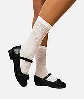 Ошатні туфлі для дівчинки чорного кольору на підборах 34 37