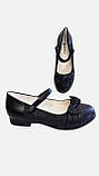 Ошатні туфлі для дівчинки чорного кольору на підборах 34 37, фото 9