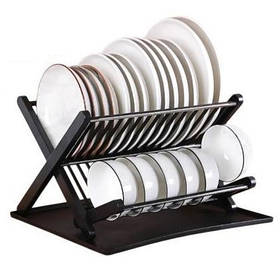 Сушарка для посуду настільна складана 39*36*26см KNZ