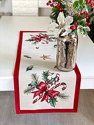 Новорічна доріжка на стіл гобеленова CASCABEL